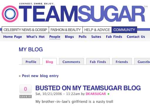Sunday Confessional: Busted On My Blog